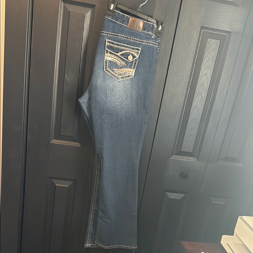 Maurices Blue Boot Cut Jeans Classic Style